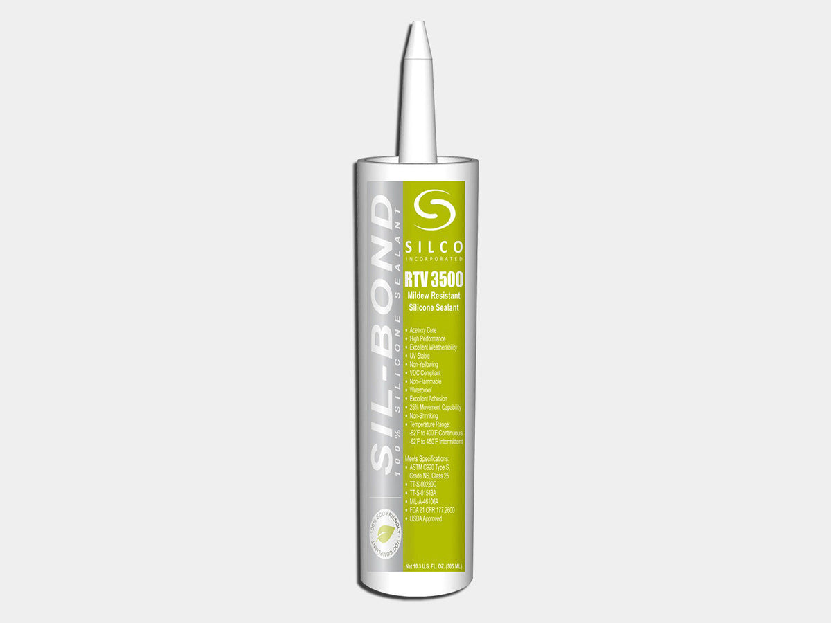 Sil-Bond RTV 3500 Mildew Resistant Silicone Sealant – Brioni Legacy