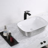 20 in. Above Vanity Counter Bathroom Ceramic Vessel Sink