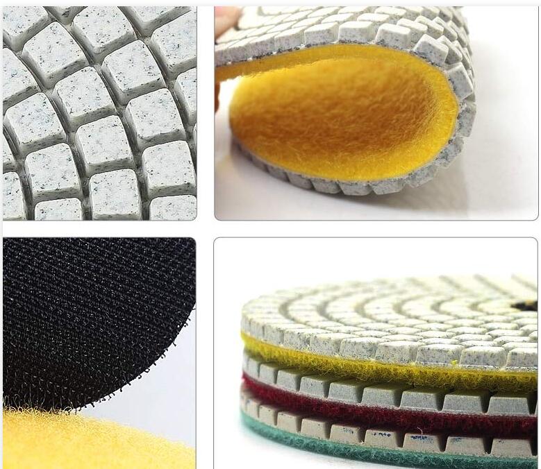 3-Step Polishing Pads for Dry/Wet Use