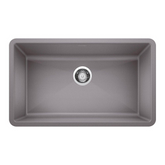 Precis™ 32 x 19 in. No Hole Granite Composite Single Bowl Undermount Kitchen Sink