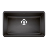 Precis™ 32 x 19 in. No Hole Granite Composite Single Bowl Undermount Kitchen Sink