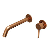 Karran Grantham Brushed Copper Wall-mount 1-Handle WaterSense Bathroom Sink Faucet