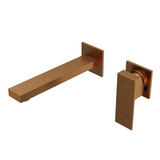 Karran Alberton Brushed Copper Wall-mount 1-Handle WaterSense Bathroom Sink Faucet