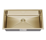 30'' L Undermount Single Bowl Gold Kitchen Sink