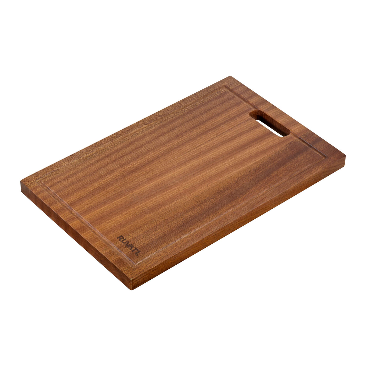 Ruvati LedgeFit 17.13-in L x 11-in W Wooden Cutting Board