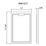 Ruvati LedgeFit 17.13-in L x 11-in W Bamboo Replacement Cutting Board