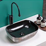 20 in. Above Vanity Counter Bathroom Ceramic Vessel Sink