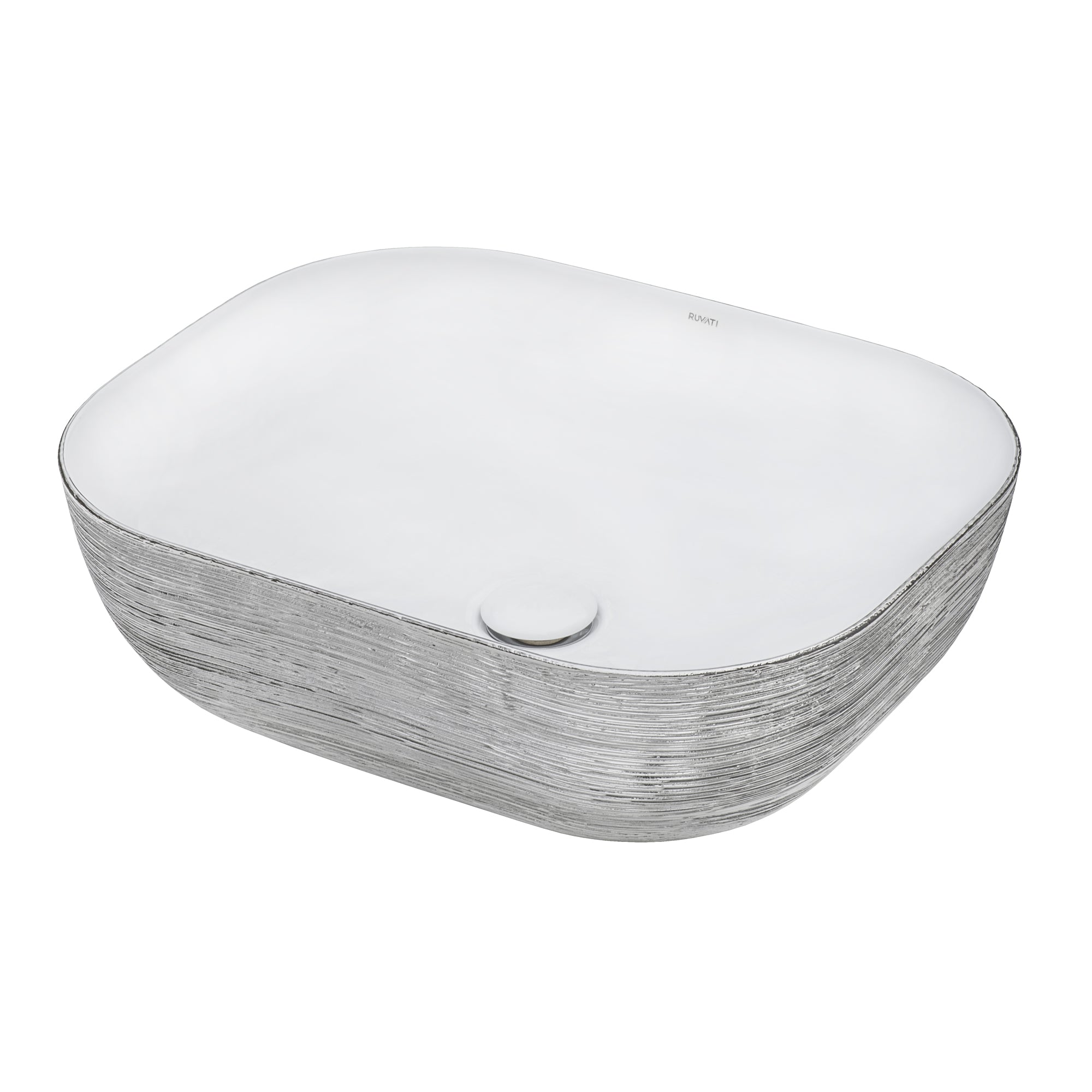 20 in. Above Vanity Counter Bathroom Ceramic Vessel Sink