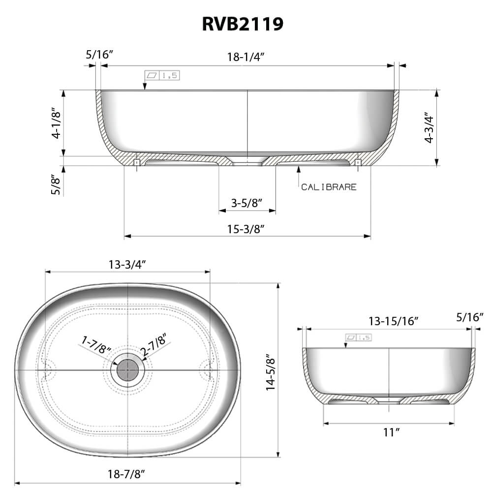 Ruvati 19-inch Avocado Lime Green epiStone Solid Surface Bathroom Vessel Sink