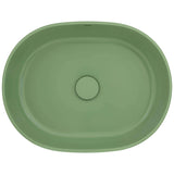 Ruvati 19-inch Avocado Lime Green epiStone Solid Surface Bathroom Vessel Sink