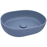 Ruvati 19-inch Pacific Blue epiStone Solid Surface Modern Bathroom Vessel Sink