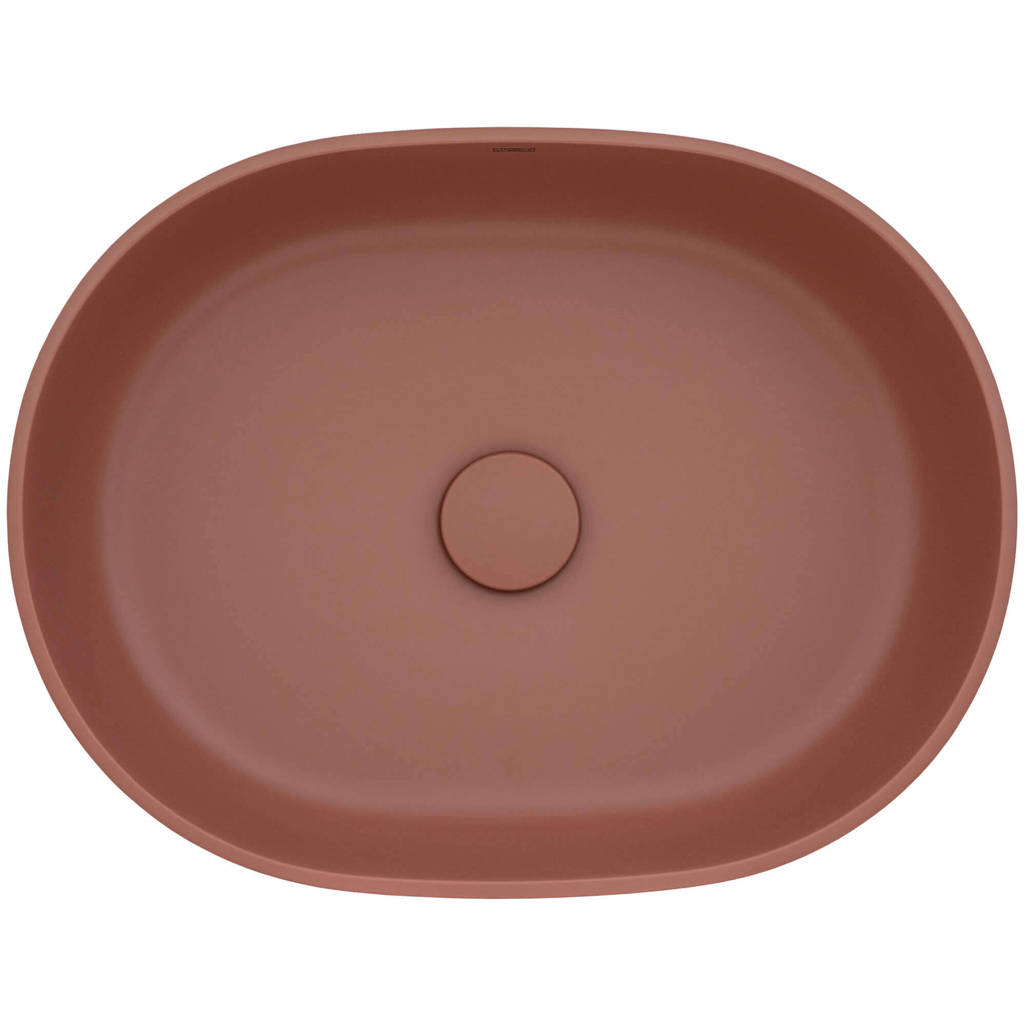 Ruvati 19-inch Sedona Clay Pink epiStone Solid Surface Bathroom Vessel Sink