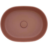 Ruvati 19-inch Sedona Clay Pink epiStone Solid Surface Bathroom Vessel Sink