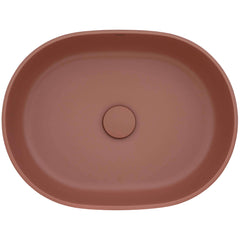 Ruvati 19-inch Sedona Clay Pink epiStone Solid Surface Bathroom Vessel Sink