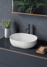 Ruvati 19-inch Pacific Blue epiStone Solid Surface Modern Bathroom Vessel Sink