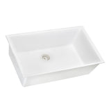 Ruvati 30 x 18 inch Granite Composite Undermount Single Bowl Kitchen Sink