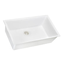 Ruvati 30 x 18 inch Granite Composite Undermount Single Bowl Kitchen Sink