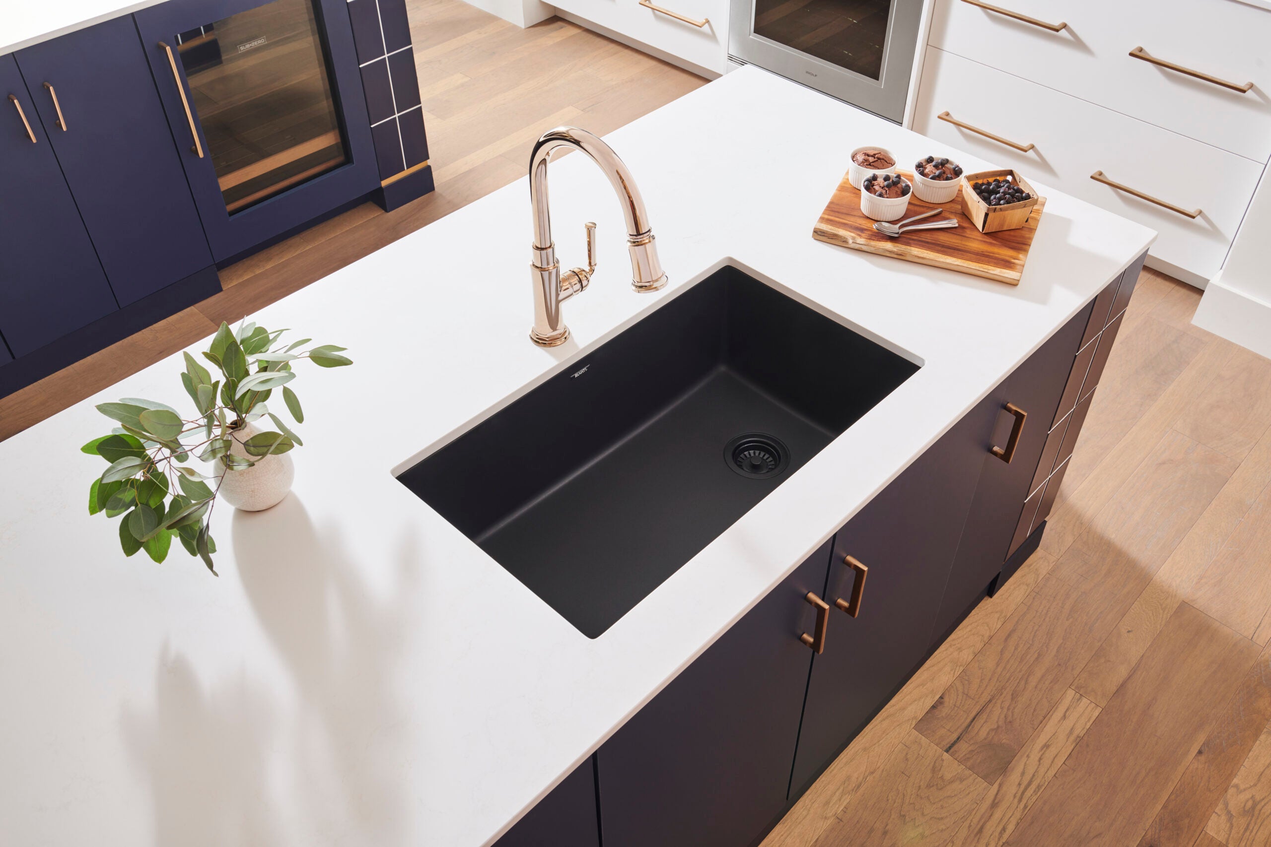 Ruvati 32 x 19 inch epiGranite Undermount Granite Composite Single Bowl Kitchen Sink