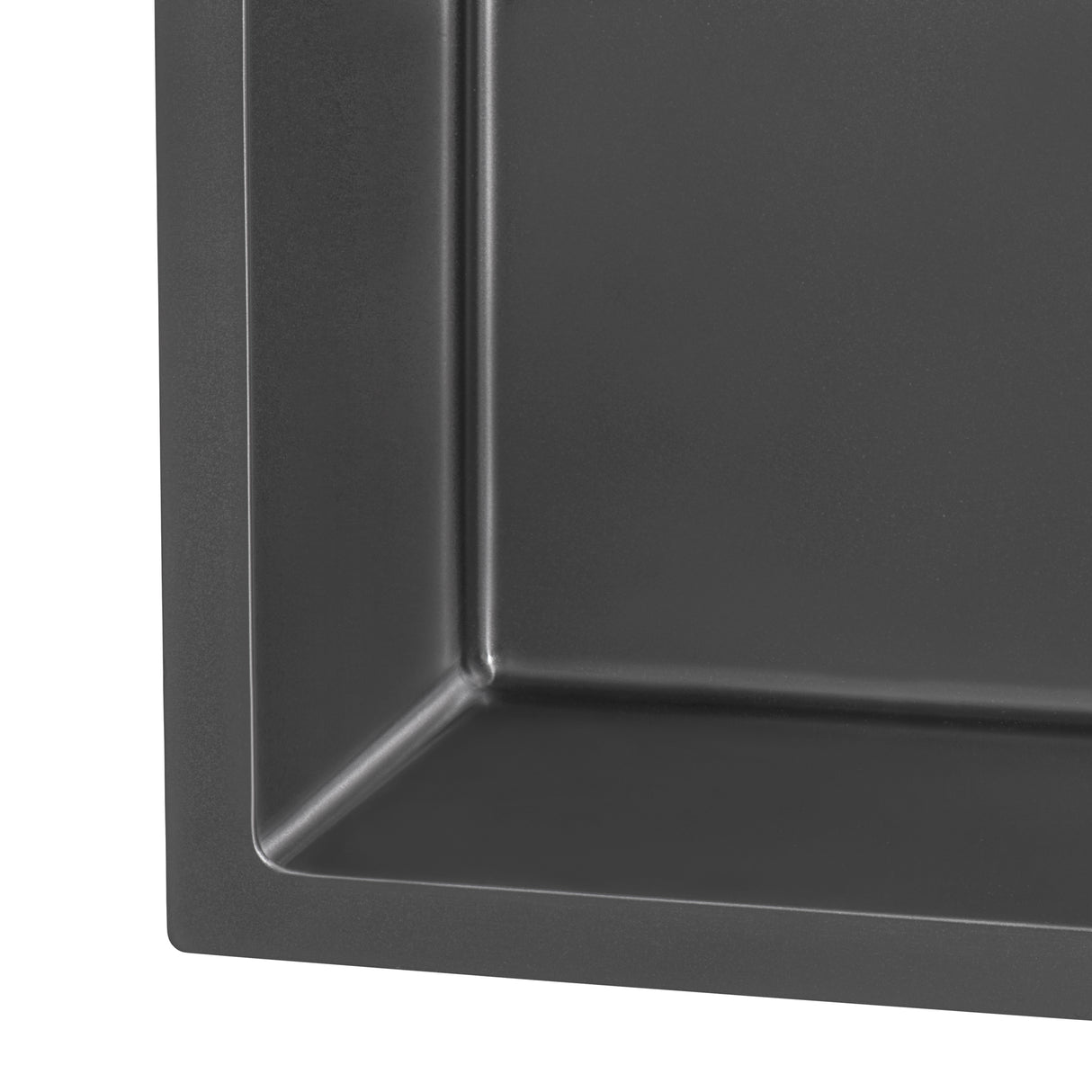 Ruvati 30-inch Undermount Gunmetal Black Stainless Steel Kitchen Sink 16 Gauge Single Bowl