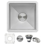 Gravena 16 Gauge Stainless Steel 13 in. Undermount Bar Sink