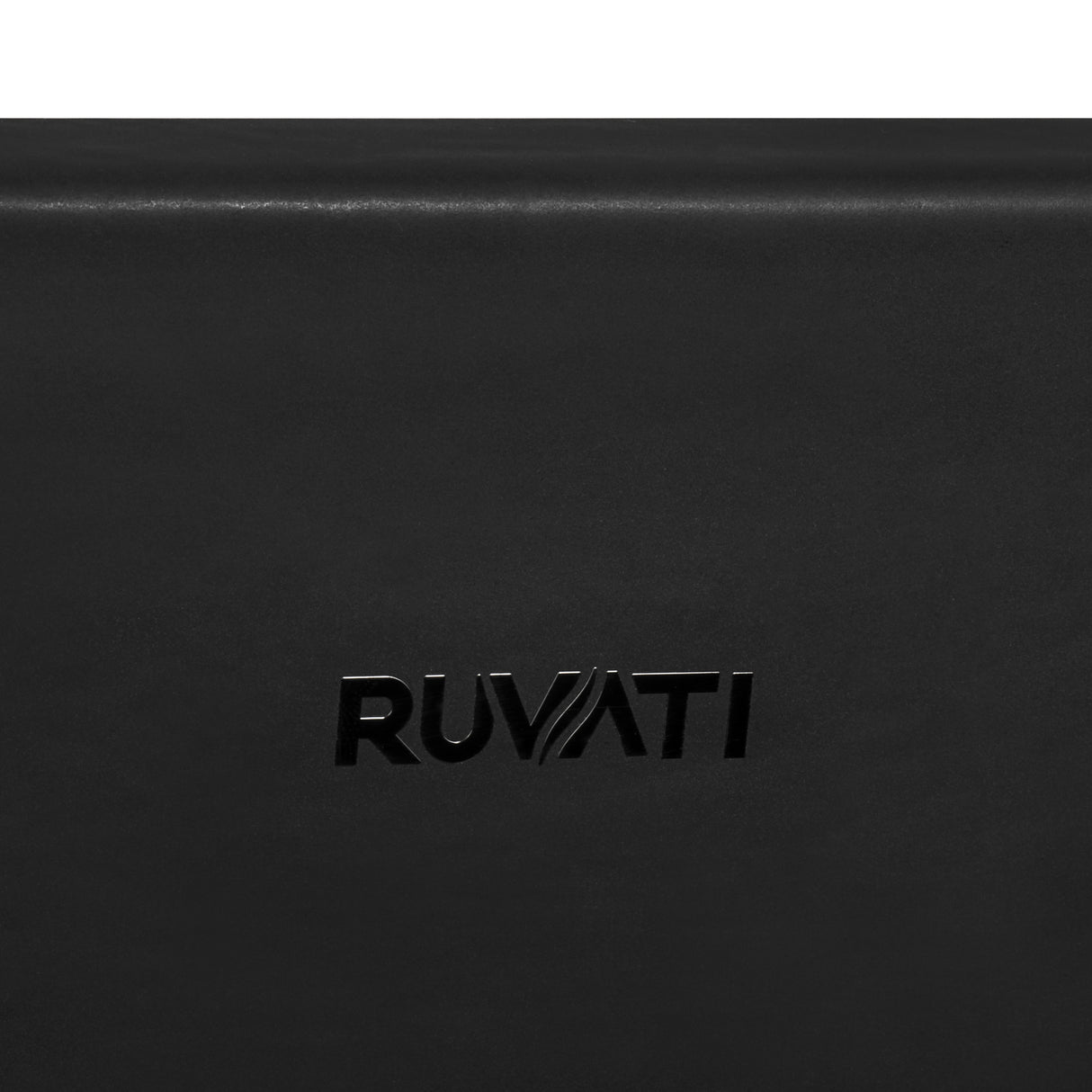 Ruvati 30-inch Matte Black and Brushed Gold Fireclay Modern Farmhouse Kitchen Sink Single Bowl