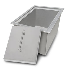 Merino Outdoor BBQ Marine Grade 16-Gauge Stainless Steel 15 in. x 20 in. Single Bowl Drop-In Insulated Ice Kitchen Sink