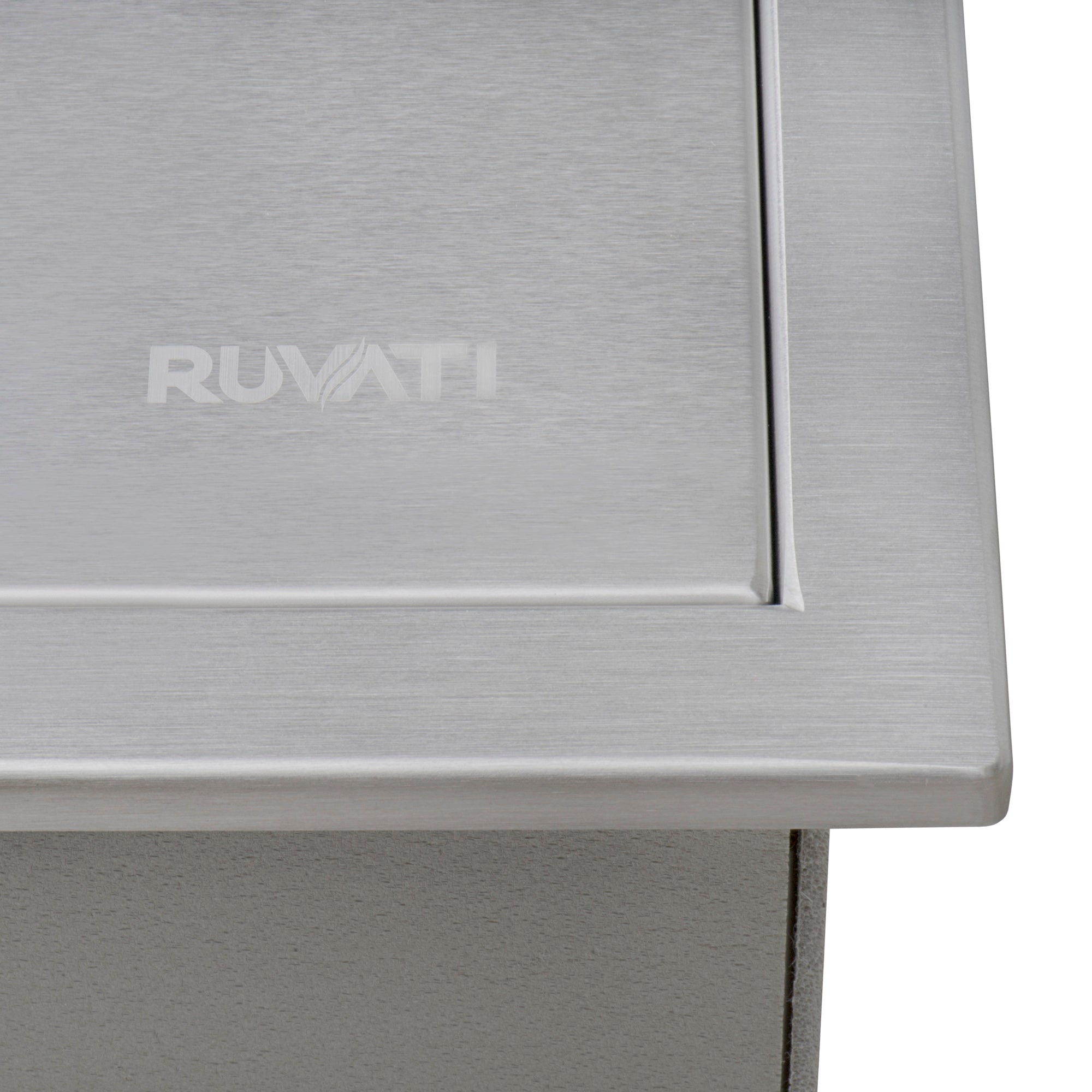 Ruvati Insulated Ice Chest Sink 21 x 20 inch Outdoor BBQ Marine Grade T-316 Topmount Stainless Steel