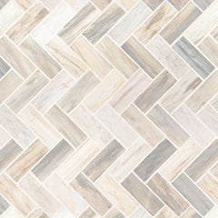 Angora 12x12 Polished Herringbone Tile