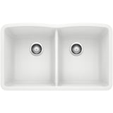 Diamond 32" Undermount Double Basin SILGRANIT Kitchen Sink