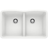 Diamond 32" Undermount Double Basin SILGRANIT Kitchen Sink