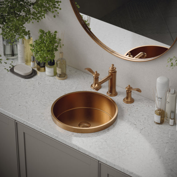 Karran Cinox Stainless Steel Round Drop In Sink