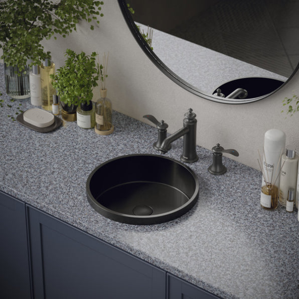 Karran Cinox Stainless Steel Round Drop In Sink