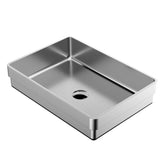 Cinox Stainless Steel Rectangular Drop In Sink