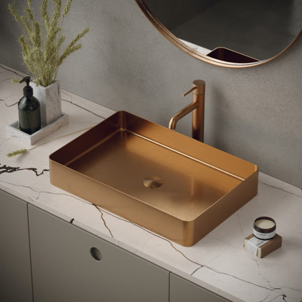 Karran Cinox Stainless Steel Rectangular Vessel Sink