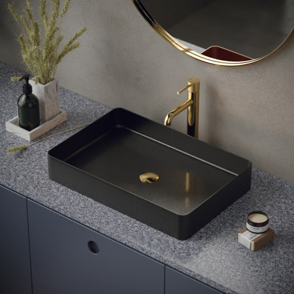 Karran Cinox Stainless Steel Rectangular Vessel Sink