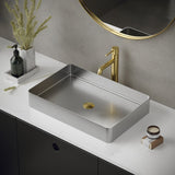 Karran Cinox Stainless Steel Rectangular Vessel Sink