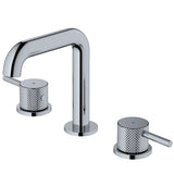 Karran Tryst KBF464 2-Handle Three Hole Widespread Bathroom Faucet with Matching Pop-up Drain