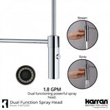 Karran Bluffton Single-Handle Pull-Down Sprayer Kitchen Faucet