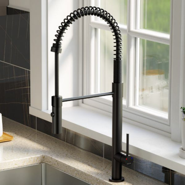 Karran Bluffton Single-Handle Pull-Down Sprayer Kitchen Faucet