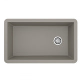 QU-670 Quartz/Granite 32 in. Single Bowl Undermount Kitchen Sink