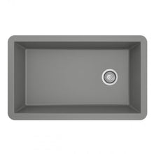 QU-670 Quartz/Granite 32 in. Single Bowl Undermount Kitchen Sink