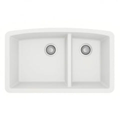 Undermount Quartz Composite 32" 60/40 Double Bowl Kitchen Sink