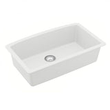 Undermount Quartz Composite 32" Single Bowl Kitchen Sink