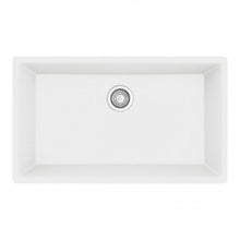 QU-812 Quartz 32.5 in. Large Single Bowl Undermount Kitchen Sink