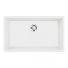 QU-812 Quartz 32.5 in. Large Single Bowl Undermount Kitchen Sink