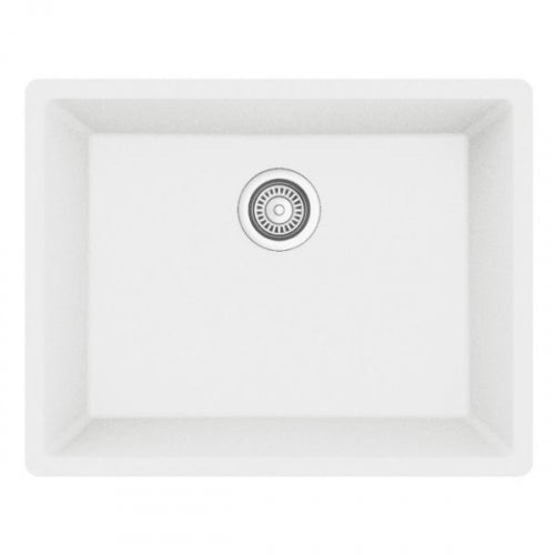 Karran QU-820 Undermount 24-3/8" Single Bowl Quartz Kitchen Sink