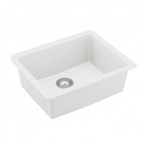 Karran QU-820 Undermount 24-3/8" Single Bowl Quartz Kitchen Sink