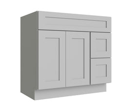 Windsor Designer White with 5-Piece Vanity 36" Grey