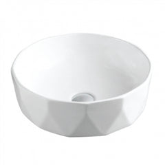 Karran VC-422-WH Valera 17" Vitreous China Bathroom Vessel Sink in White