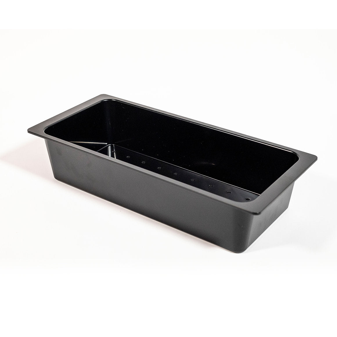 Large Single Bowl Prep Station Undermount Granite Composite Nano Black